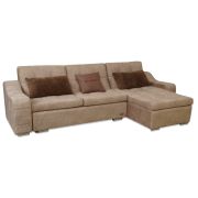 Угловой диван «Соня-10» с оттоманкой с подлокотниками