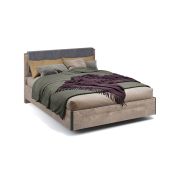 Кровать «Стокгольм» 180 без основания под матрас Дуб гранж песочный