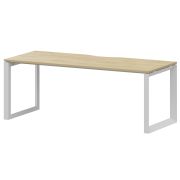 Стол на металлокаркасе Аргентум-МП НТМП.О-200 Баттл Рок/Белый