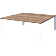 Стол переговорный на металлокаркасе Аргентум-МП НТМП.П.180.11 Дуб сафари/Белый