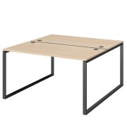 Бенч двойной на 2 рабочих места Арго-М АМБ.О-003 Бук/Антрацит