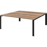 Стол переговорный на металлокаркасе Аргентум-МП НТМП.П.180.11 Дуб сафари/Антрацит