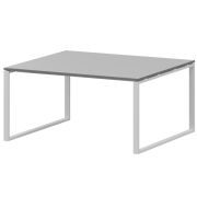 Стол переговорный на металлокаркасе Арго-М АМП.О-003.123 Серый/Белый