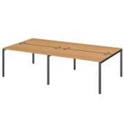 Бенч двойной на 4 рабочих места Арго-М АМБ-005.60-4 Ольха/Антрацит