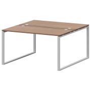 Бенч двойной на 2 рабочих места Арго-М АМБ.О-004 Орех/Белый