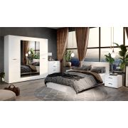 Спальный гарнитур «Йорк» Белый/белый глянец