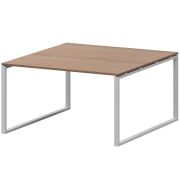 Стол переговорный на металлокаркасе Арго-М АМП.О-002.123 Орех/Белый