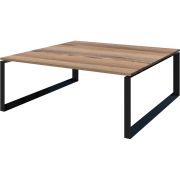 Стол переговорный на металлокаркасе Аргентум-МП НТМП.О.140.11 Дуб сафари/Антрацит