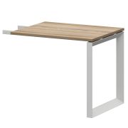 Бриф-приставка на металлокаркасе Аргентум-МП НТМПБ-О-709 Дуб сафари/Белый