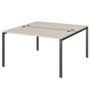 Бенч двойной на 2 рабочих места Арго-М АМБ-004 Ясень шимо/Антрацит