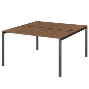 Бенч двойной на 2 рабочих места Арго-М АМБ-005 Орех/Антрацит