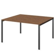 Стол переговорный на металлокаркасе Арго-М АМП-003.123 Орех/Антрацит