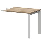 Бриф-приставка на металлокаркасе дуб сафари/белый Аргентум-МП НТМПБ-П-709 Дуб сафари/Антрацит