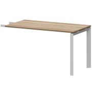 Бриф-приставка на металлокаркасе Аргентум-МП НТМПБ-П-735 Дуб сафари/Белый