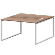 Бенч двойной на 2 рабочих места Арго-М АМБ.О-002 Темный шимо/Белый