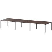 Стол на металлокаркасе для заседаний Арго-М АМП-480 Дуб венге/Антрацит