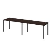 Бенч линейный на 2 рабочих места Арго-М АМБЛ-003 Дуб венге/Антрацит