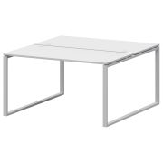 Бенч двойной на 2 рабочих места Арго-М АМБ.О-004.60 Белый/Белый