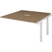 Модуль двойной на металлокаркасе Аргентум-МП НТМП.ПО.Б2-120Э Дуб сафари/Белый