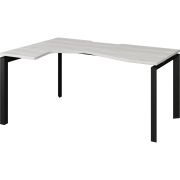 Стол эргономичный левый на металлокаркасе Аргентум-МП НТМП.П-060.ЛВ Сосна винтер/Антрацит