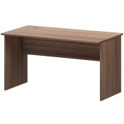 Стол с кабель каналом слева Арго А-003.К.ЛВ Темный шимо