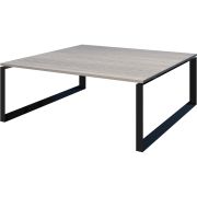 Стол переговорный на металлокаркасе Аргентум-МП НТМП.О-180.11 Лиственница/Антрацит