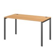 Стол на металлокаркасе Арго-М АМ-003 Ольха/Антрацит