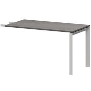 Бриф-приставка на металлокаркасе  Аргентум-МП НТМПБ-П-735 Лиственница/Белый