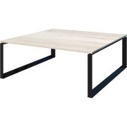 Стол переговорный на металлокаркасе Аргентум-МП НТМП.О-140.11 Сосна винтер/Антрацит