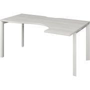 Стол эргономичный правый на металлокаркасе Аргентум-МП НТМП.П-040.ПР Сосна винтер/Белый