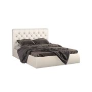 Кровать «Беатриче» с пуговицами 160*200 (подъемник) Pearl shell