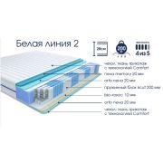 Матрас «Белая линия-2» 160*200 см.